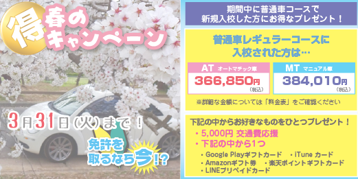 一般キャンペーン